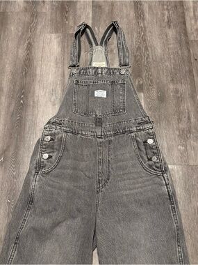 Levi’s Premium Black Denim Overalls Women’s Adjustable Strap Grunge Y2K Size XS